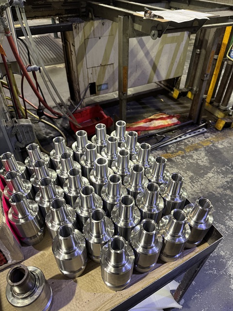 Splined Slip hub and shaft